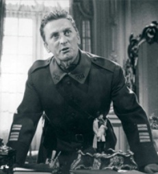 Kirk Douglas at the "Strategy Table"